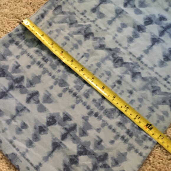 Blue Stretchy Jersey Abstract Tie Dye Tank Top - Picture 7 of 14